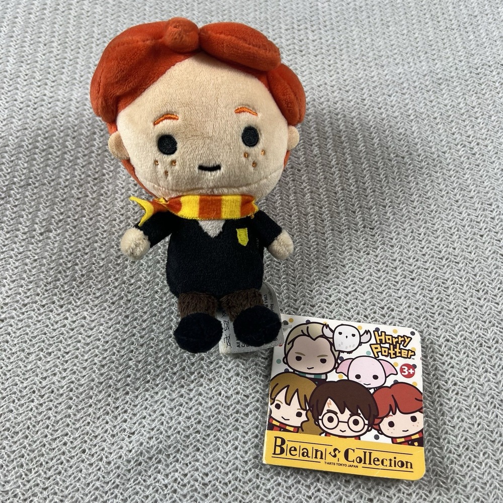 Harry Potter Ron Weasley Plush Beans Collection Wizarding World Chibi Gryffindor - Picture 2 of 6